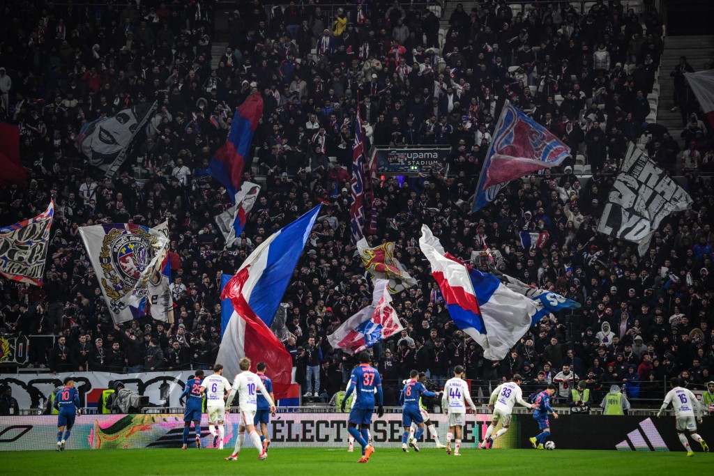 里昂主場3:0輕取尼斯。法新社