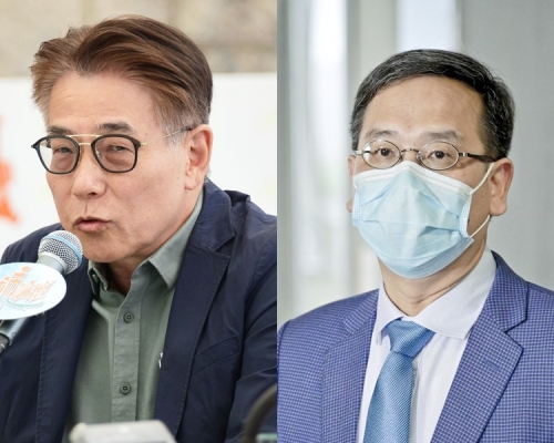 黃均瑜(左)與葉建源(右)。資料圖片
