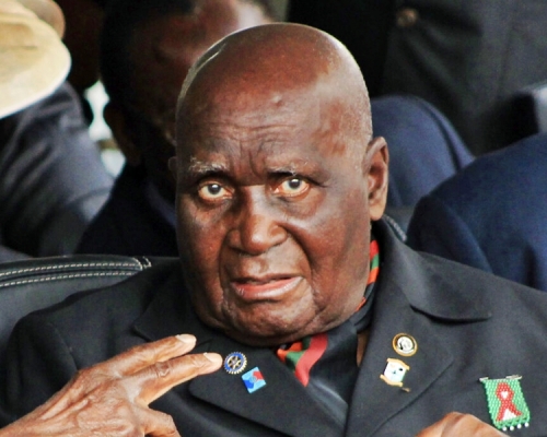 非洲國家贊比亞的第一任總統卡翁達病逝，享年97歲。AP圖片