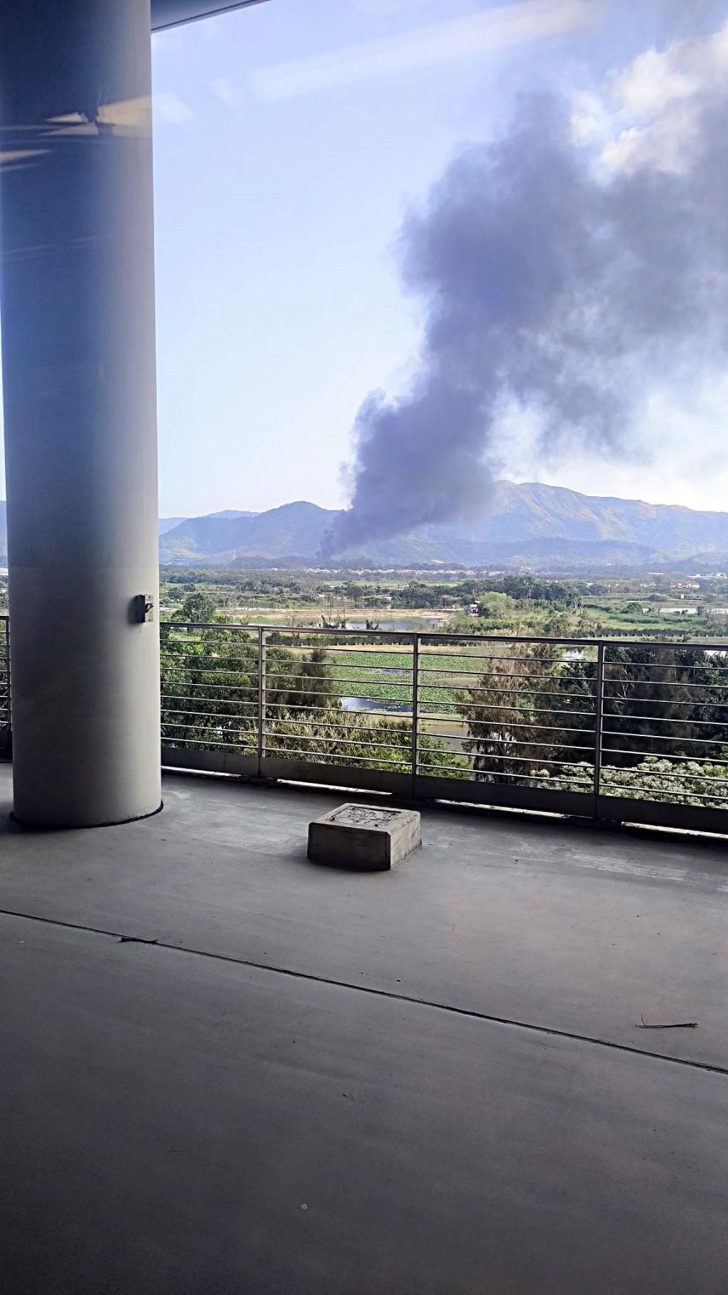 濃煙席捲半空。fb：網圖