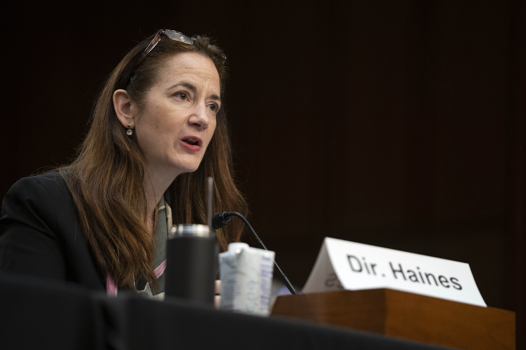 美國國家情報總監海恩斯（Avril Haines）。美聯社