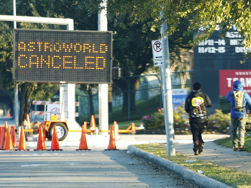 事發後Astroworld 音樂節決定取消。AP
