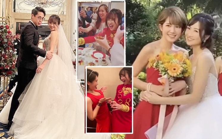 曾參選港姐的前女子組合As One成員陳苑澄出嫁，恭喜！