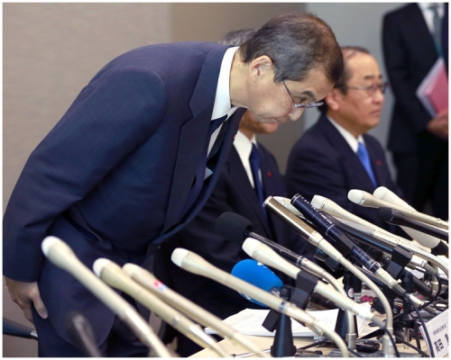 高田公司行政總裁高田重久 (Shigehisa Takada)。AP圖片
