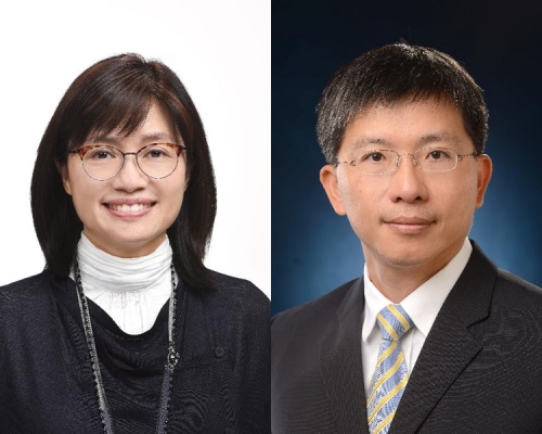 謝曼怡(左)陳松青(右)。政府新聞處