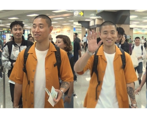 Gary怀著幸福心情到台湾开骚。（网图）