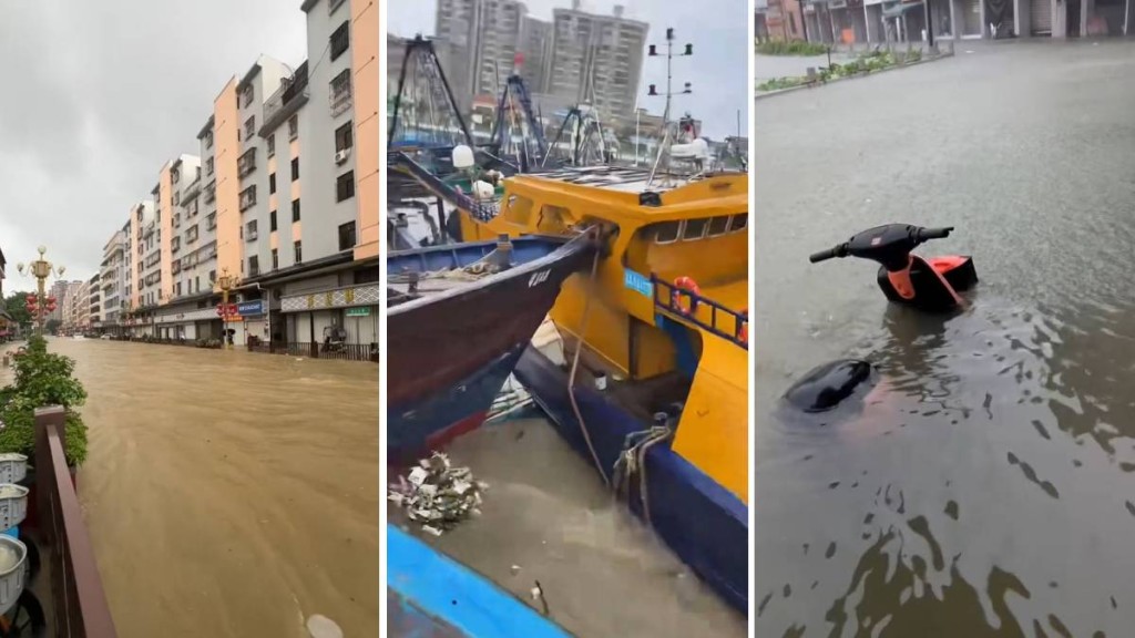 廣東多地暴雨，汕尾陸豐有觀測站錄逾400毫米雨量。  