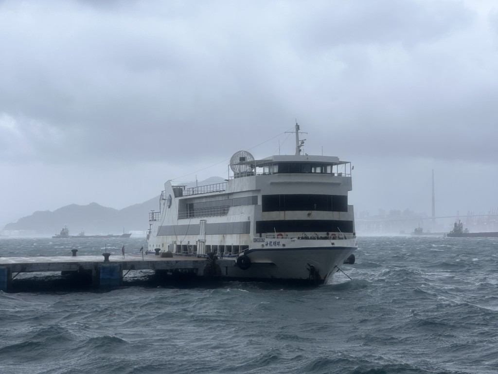 涉事船隻為「海龍明珠號」觀光船。梁國峰攝 涉事船隻為「海龍明珠號」觀光船。梁國峰攝