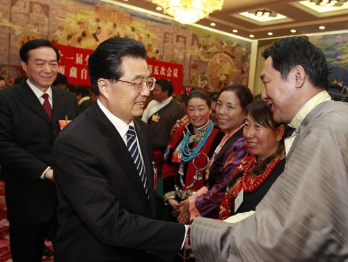 前领导人胡锦涛亦曾主政过西藏。