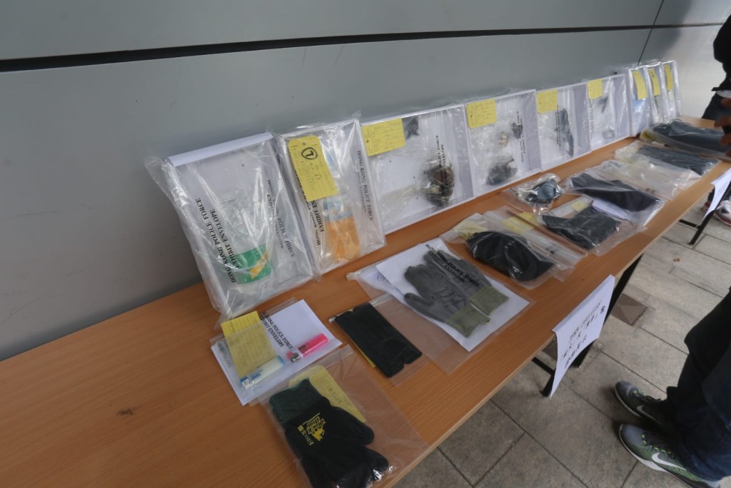 警方展示證物