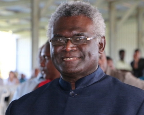 所羅門總理索加瓦雷 （Manasseh Sogavare）。（網圖）