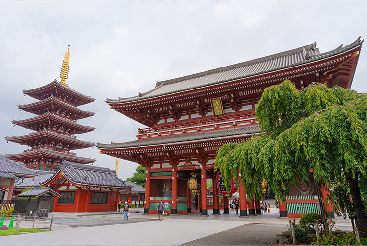 淺草寺是東京著名觀光景點。日本旅遊局