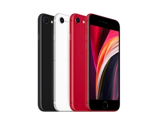 新iPhone SE設有三皇顏色。蘋果圖片