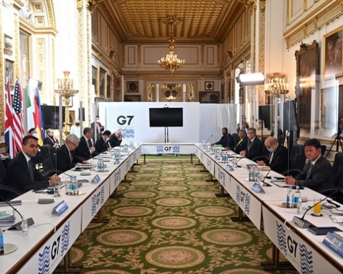 G7外長會議結束。AP圖片
