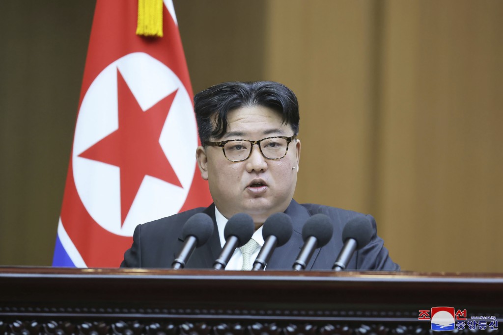 金正恩呼籲修改憲法，把南韓視為「頭號敵國」。美聯社