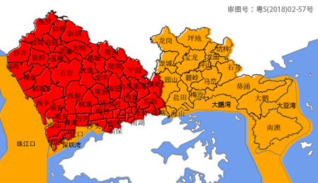 深圳多区发出红色暴雨预警。