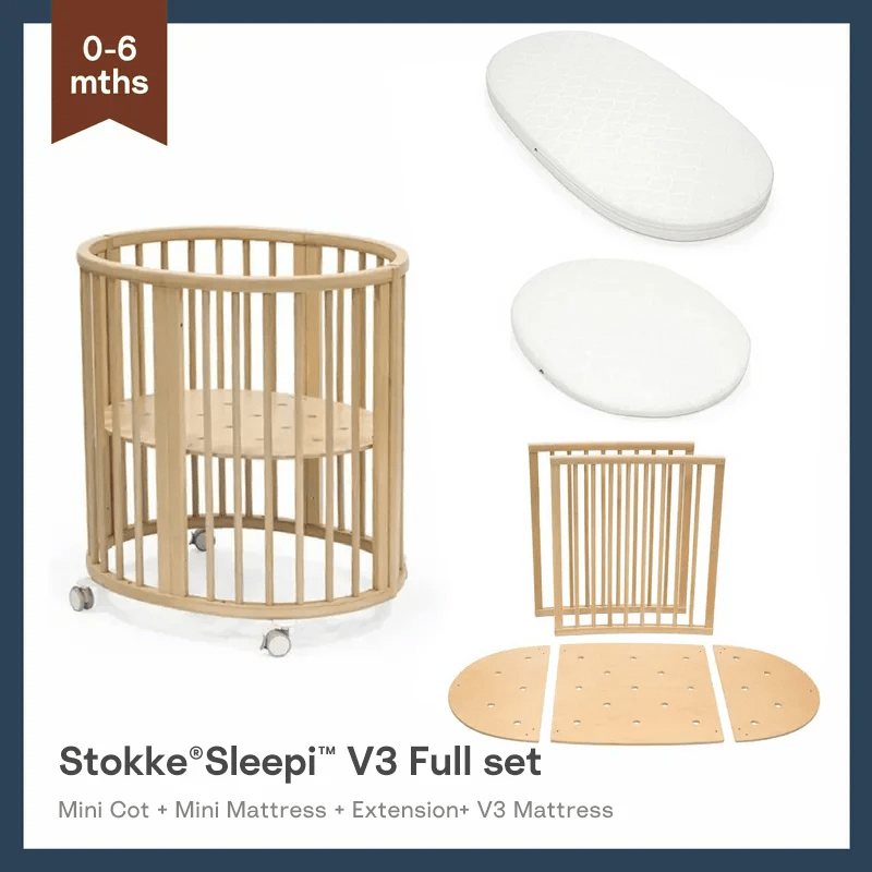 袁咕碌的是出自挪威品牌Stokke，随着BB成长，婴儿床还可以调整尺寸，无需更换婴儿床就可以使用到6岁。