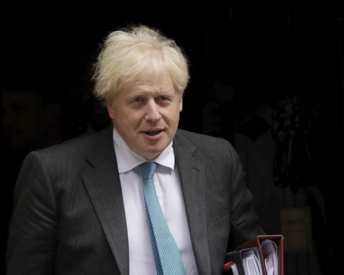 英國首相約翰遜。 AP圖
