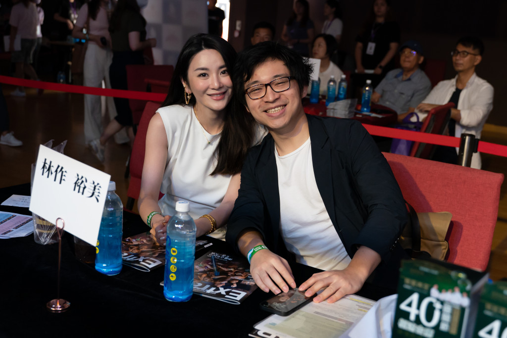 林作(右)和裕美擔任首屆Shoot Girl選舉評審和頒獎嘉賓。中國香港綜合搏擊總會圖片