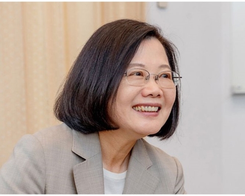 香港修例風暴,間接令爭取連任的蔡英文民望上升。 資料圖片