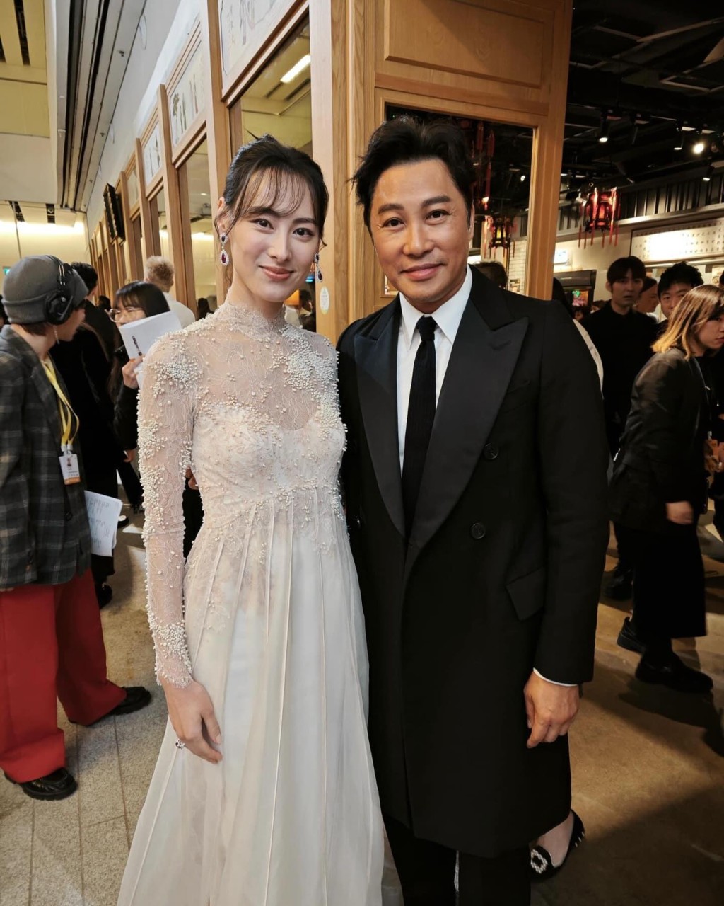 譚耀文亮相《第十七屆亞洲電影大獎》。