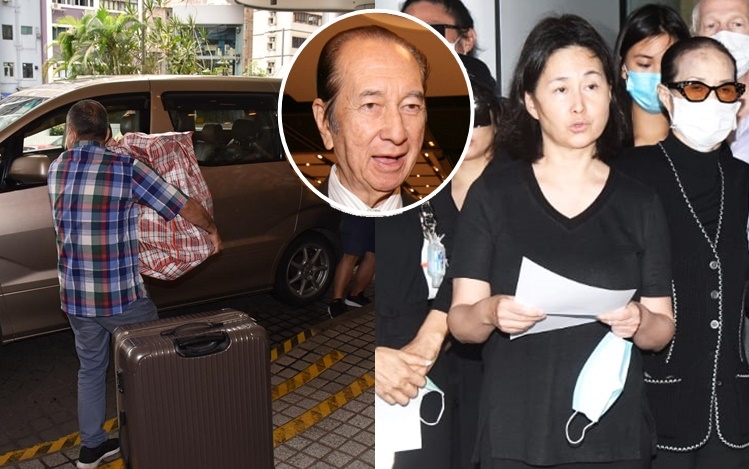 一代賭王何鴻燊今午1點離世，其家人剛才已陸續離開醫院。