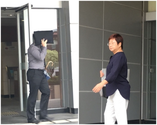 女事主李瑪利(右)及被告潘偉峰。