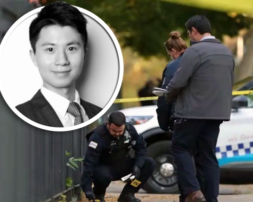 來自四川的鄭姓留學生(小圖),在芝加哥遇劫被槍殺身亡。網圖