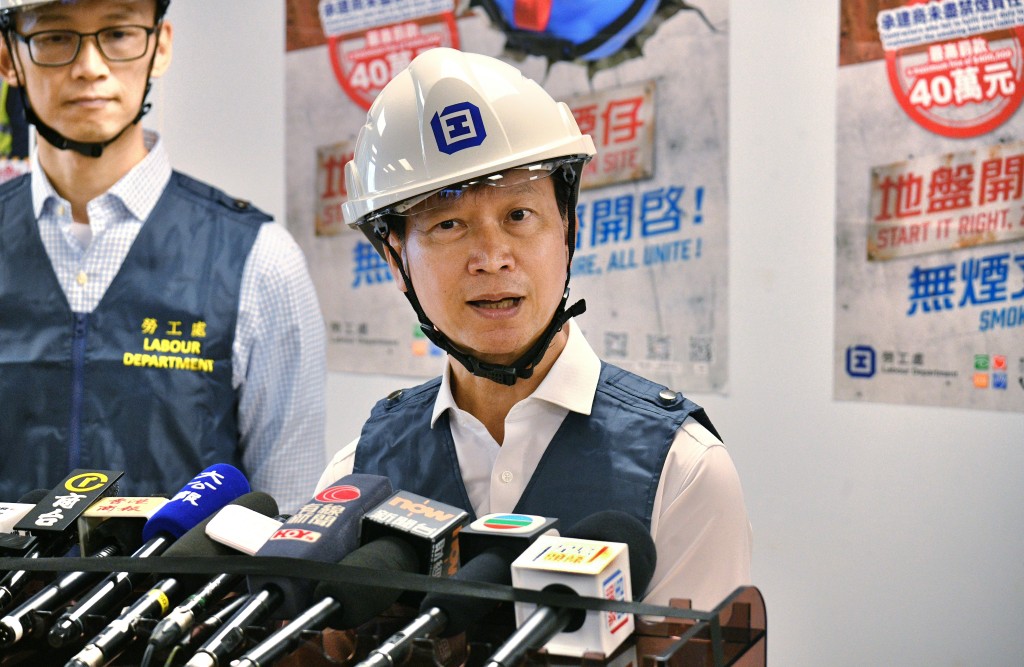 許澤森表示,會盡快再審視指標。資料圖片 許澤森表示,會盡快再審視指標。資料圖片