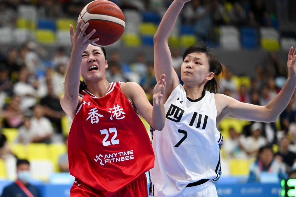 港女籃於分組賽鬥山西。新華社