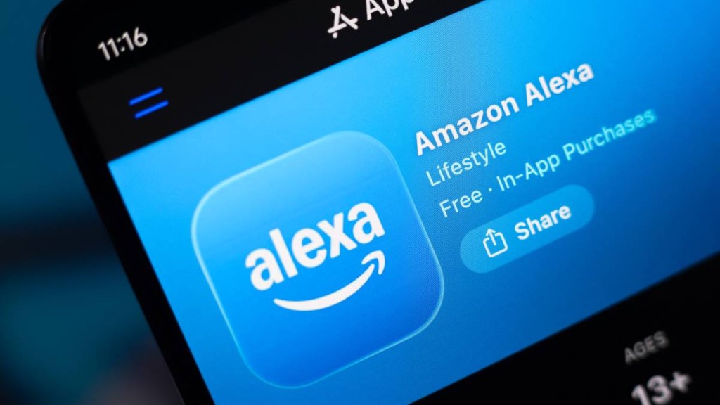 亞馬遜（Amazon）旗下AI Alexa。（法新社）