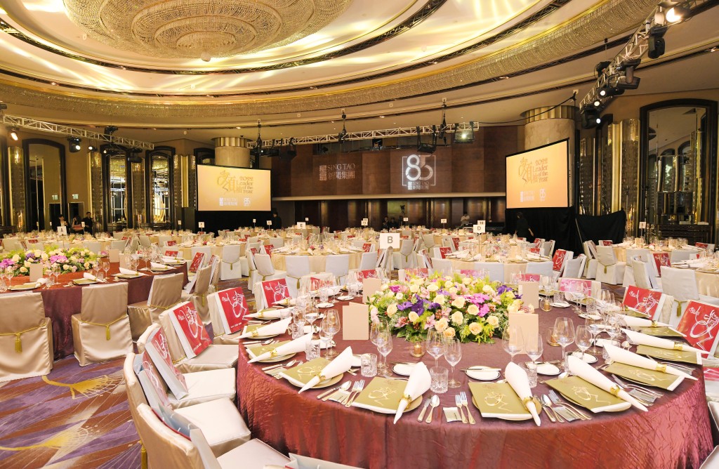 由星岛新闻集团主办的「2022 年杰出领袖选举」颁奖典礼于香港君悦酒店举行。