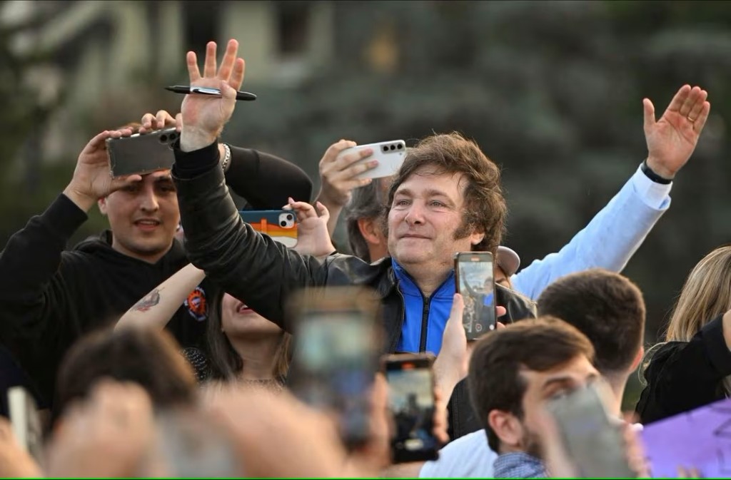 米萊當選阿根廷新總統前後，對華態度迥異。路透社