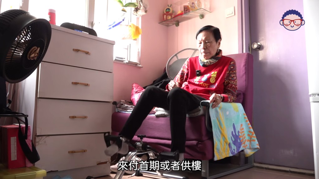 余慕蓮稱因外傭姐姐要放假一個月，所以她將會去護老院暫住。