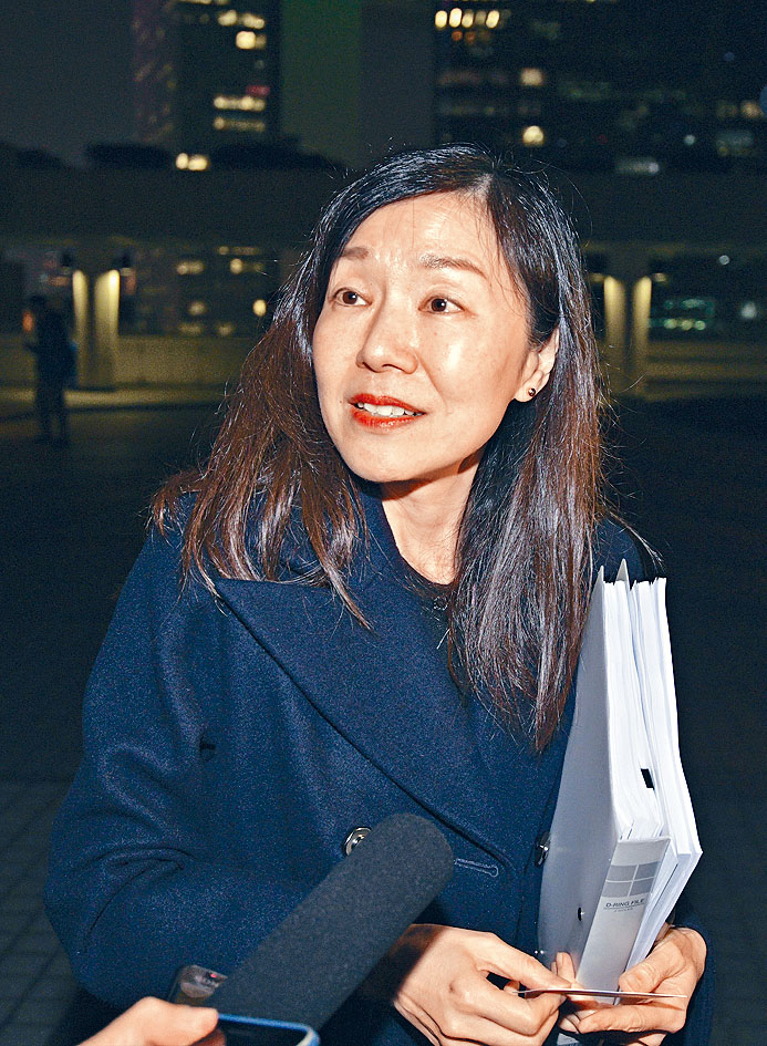 大律師公會副主席葉巧琦上周隨夫赴台。