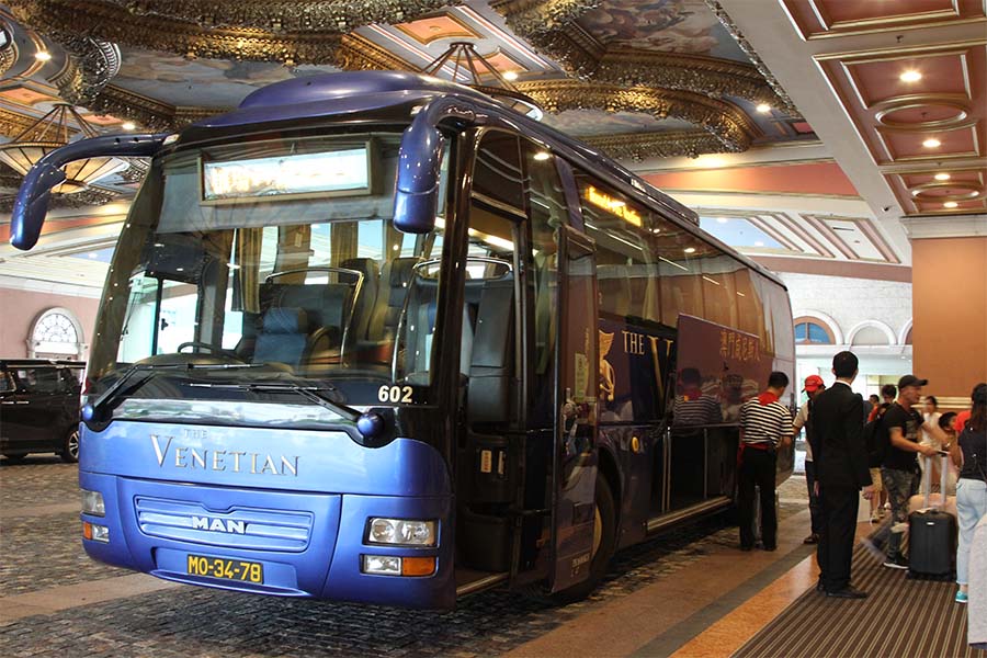 澳門威尼斯人免費接駁巴士服務(KKday) 澳門威尼斯人免費接駁巴士服務(KKday)