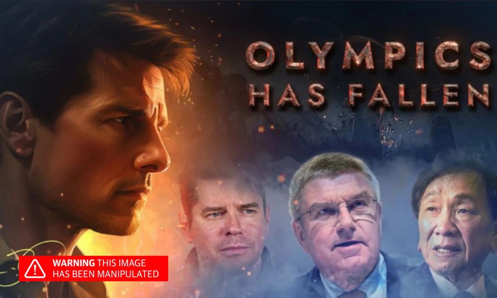 俄国捏造纪录片「奥运崩坏」（Olympics Has Fallen），以AI冒充汤告鲁斯「声演」。