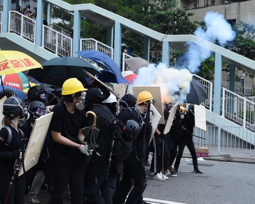 本港示威衝突不斷。資料圖片
