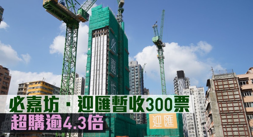 必嘉坊．迎匯暫收300票。