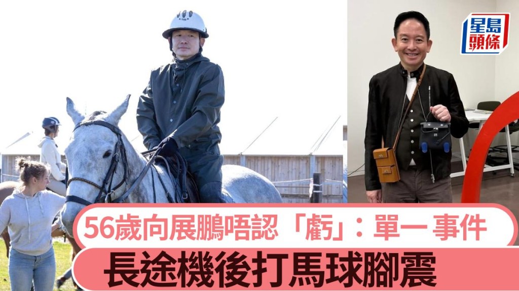 56歲向展鵬唔認「虧」:係單一事件 坐長途機後打馬球腳震。