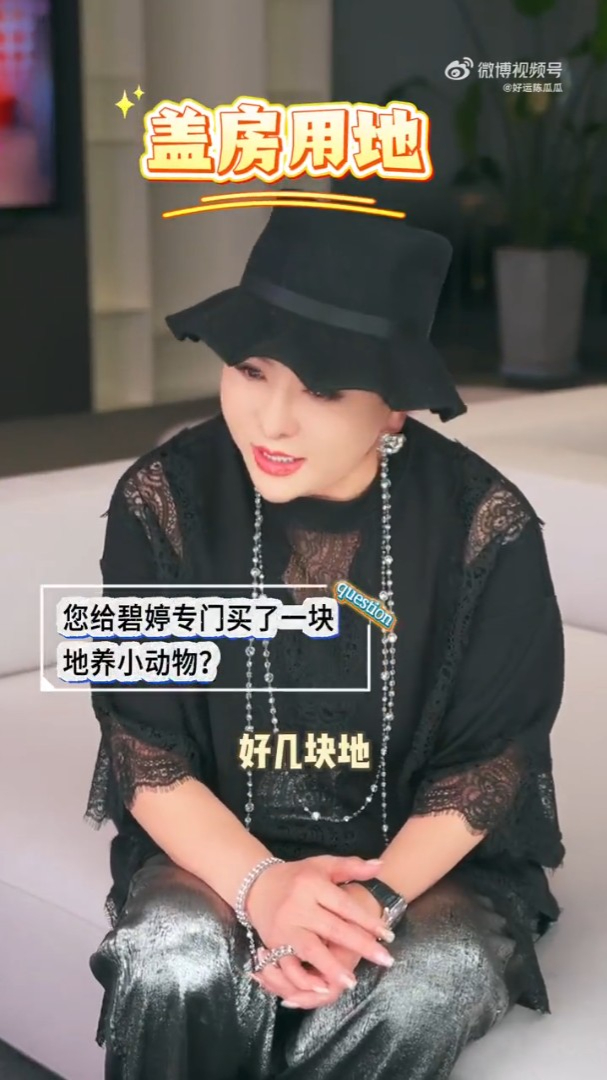 向太表示郭碧婷喜歡小動物,因此在她家的周圍買地建房子。 向太表示郭碧婷喜歡小動物,因此在她家的周圍買地建房子。