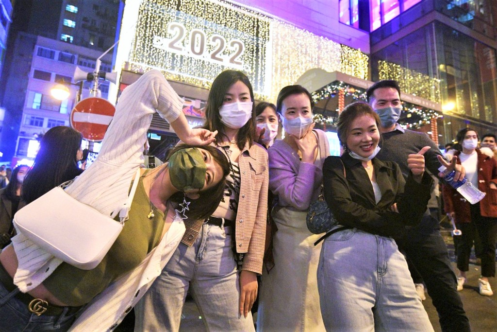 蘭桂坊亦是市民迎接新一年來臨的熱點。