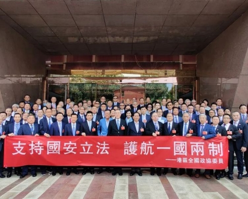 港區政協指國安法勢在必行。人民政協報微信圖片