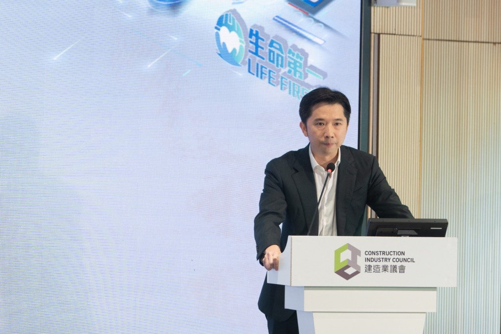 建造業議會建造安全專責委員會主席王紹恆冀管理層發揮影響力,上行下效提升建造安全。 建造業議會建造安全專責委員會主席王紹恆冀管理層發揮影響力,上行下效提升建造安全。