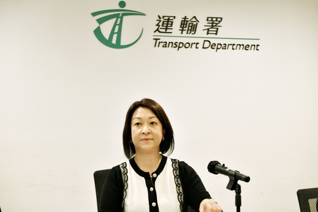 運輸署署長李頌恩指透過「智方便」使用署方服務市民人數大幅增加。盧江球攝