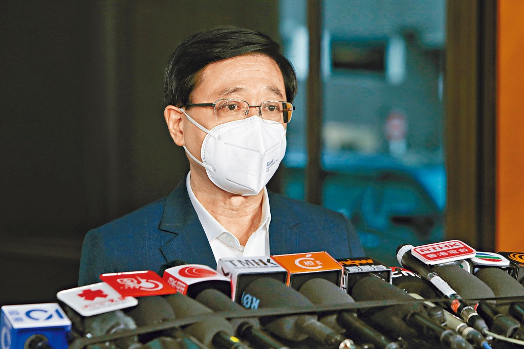 李家超強調，組織管治班子是候任行政長官的責任，他會盡快向中央作出提名，由中央決定任命。