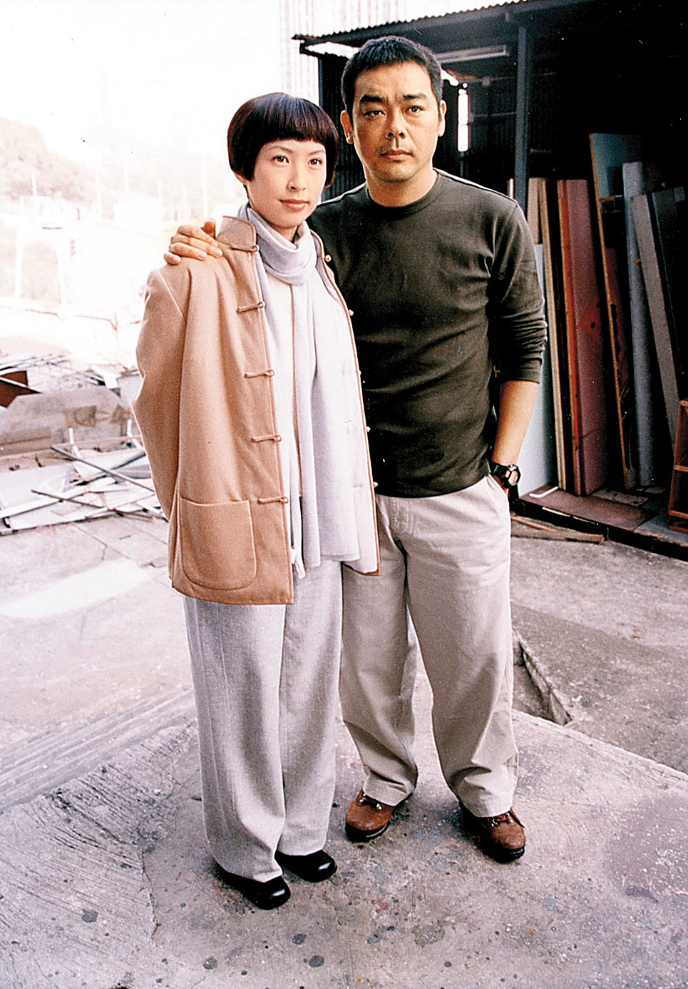 郭蔼明曾与刘青云在剧中合作。