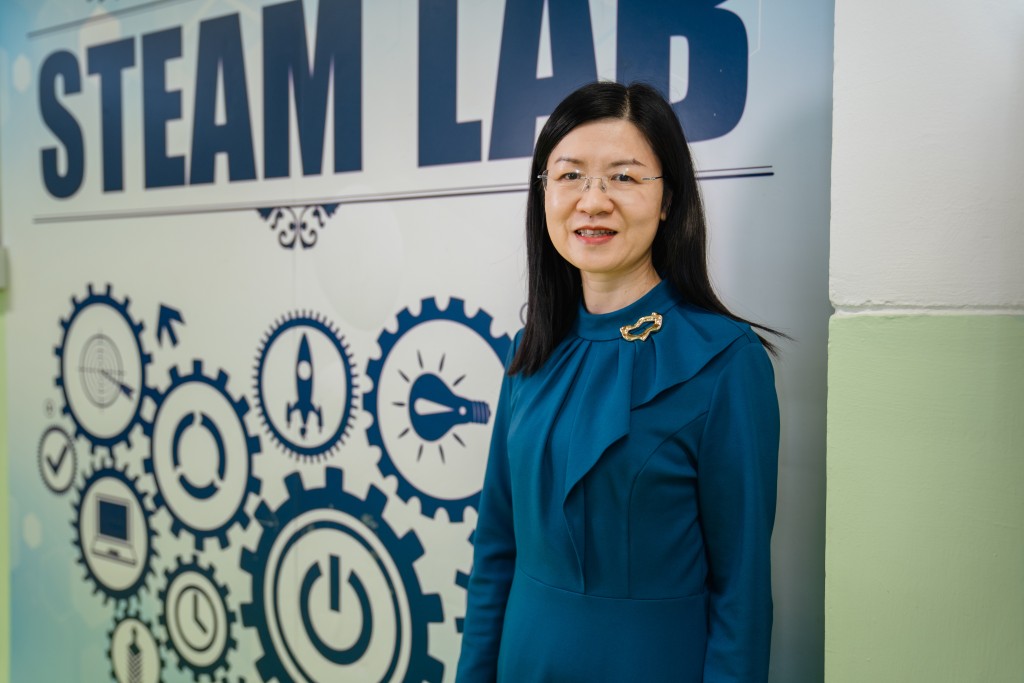 迦密梁省德学校李小娟校长（图片来源：受访学校提供）