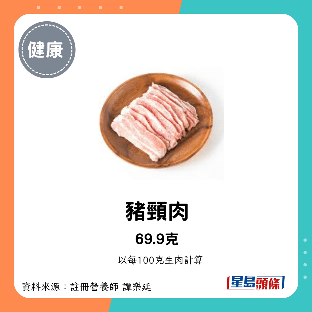 猪颈肉 69.9克