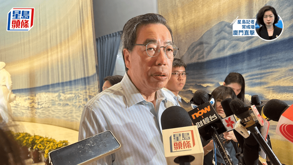 立法會主席梁君彥表示，香港發展不能「只靠自己」。常彧璠攝 